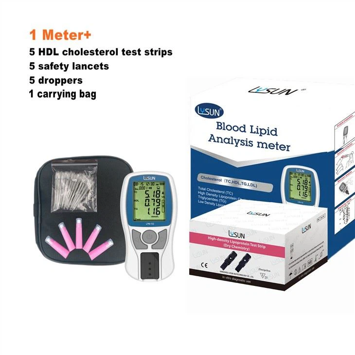 Cholesterol Meter Blood Lipid Analyzer Analysis Meter