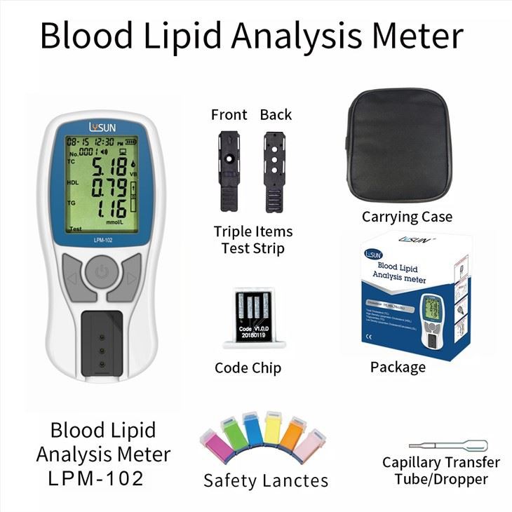 The Cheapest Blood Analysis Lipid Cholesterol Test Cholesterol Triglyceride Meter