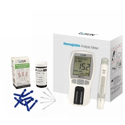 Lysun Hemoglobin Analysis Meter HCT Monitor hemoglobinu v krvi BHM-102