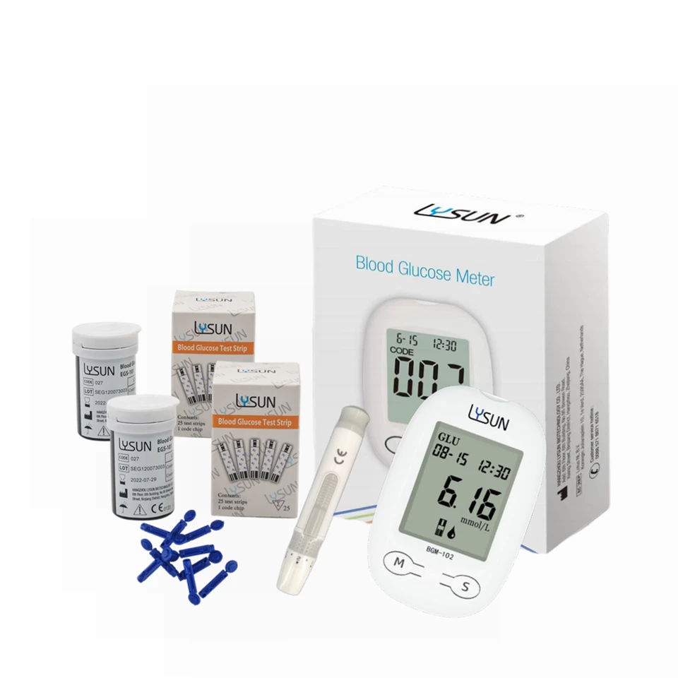 Factory Direct glukometr pro testování bezpečnosti krevní glukózy Monitor krevního cukru