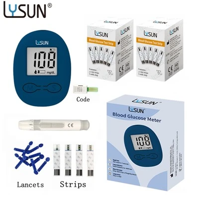 Glukometr LYSUN s diabetickými testovacími proužky Tovární cena