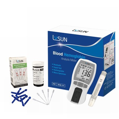 Elektronický digitální hemoglobinový test na měření hemoglobinu v nemocnici pro domácnost Lysun China Manufacture